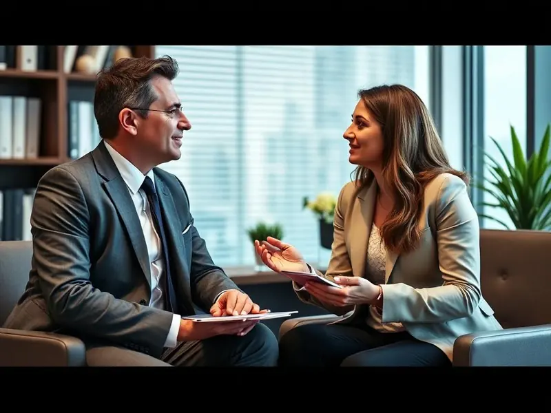 Divorce lawyer in Dubai consulting with a client