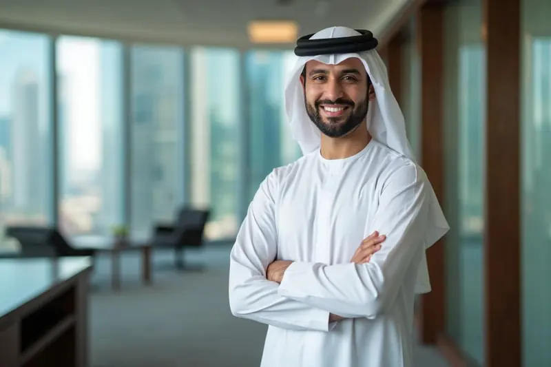 Hassan Al Abdooli, founding advocate, in his Dubai office